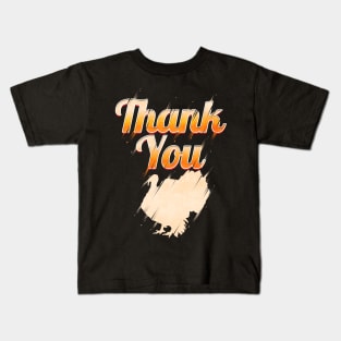 Thank You Turkey Thanksgiving Kids T-Shirt